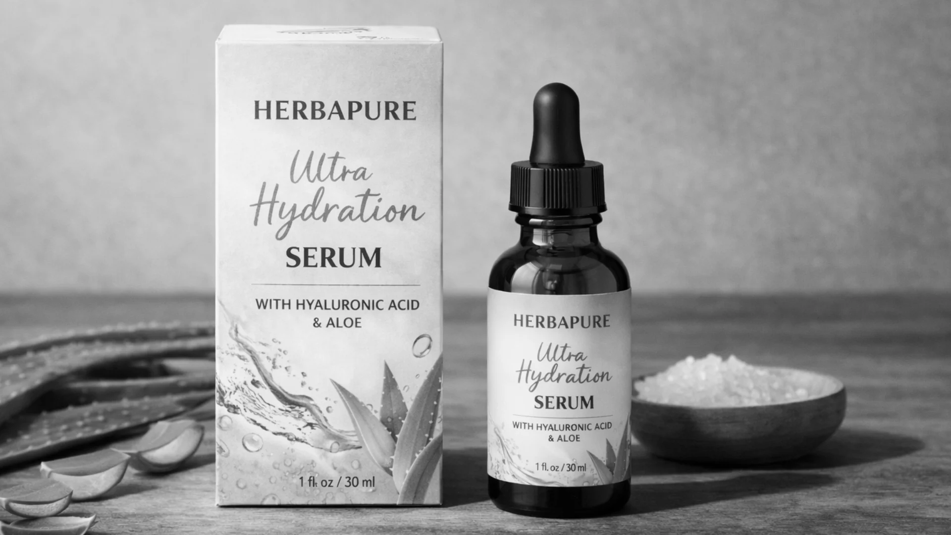 packaging design tips shown through a clean skincare serum box and bottle design