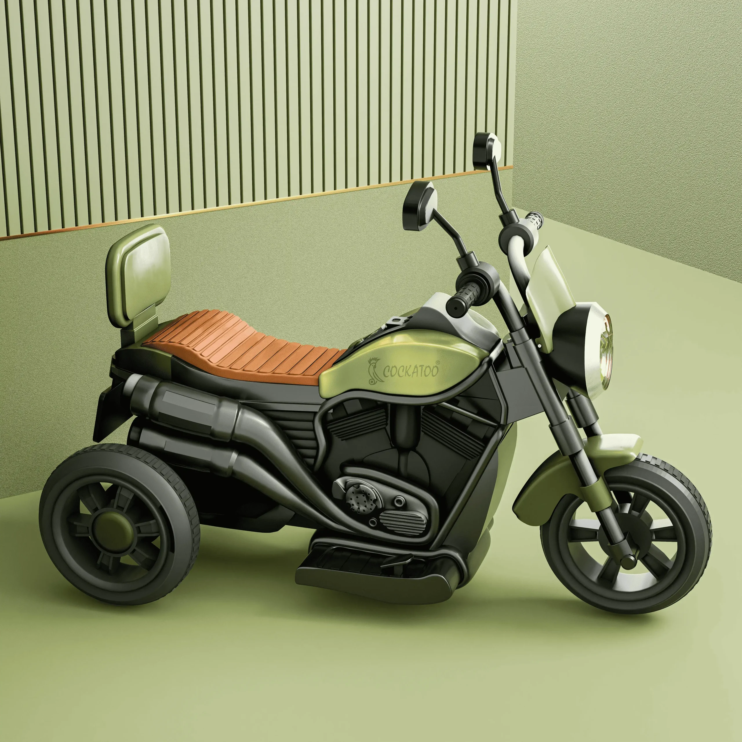 custom 3d product modeling for kids motorcycle