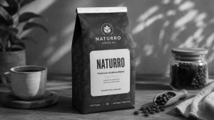 premium arabica coffee bag packaging design